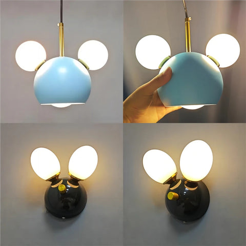 modern colorful iron pendant lights