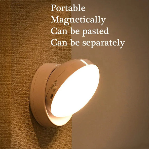 Wireless Rotating LED Motion Sensor Night Light