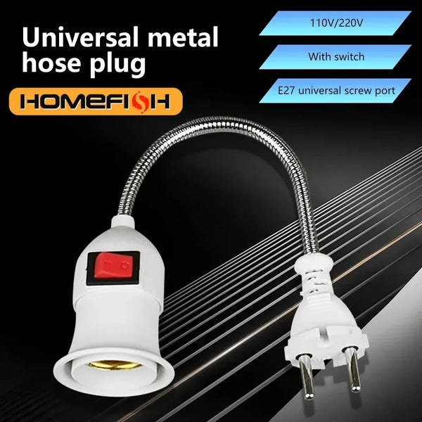 Plug directly into the rotating socket with socket