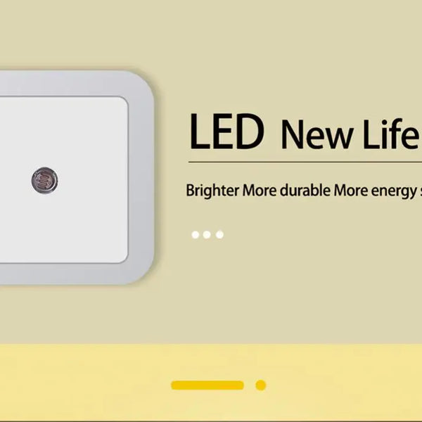 Plug-in Square LED Night Light with Sensor Control