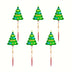 6/12PCS Solar Christmas Path Lights – Candy Cane Outdoor Decor