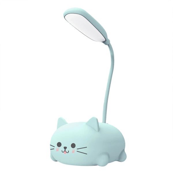 Mini Cute Cat Night Light USB Charging Foldable Small LED Desk Lamp
