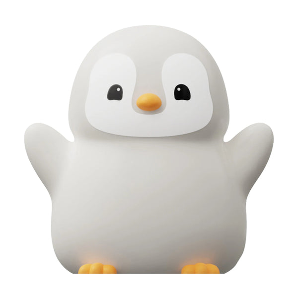 cute penguin silicone lamp
