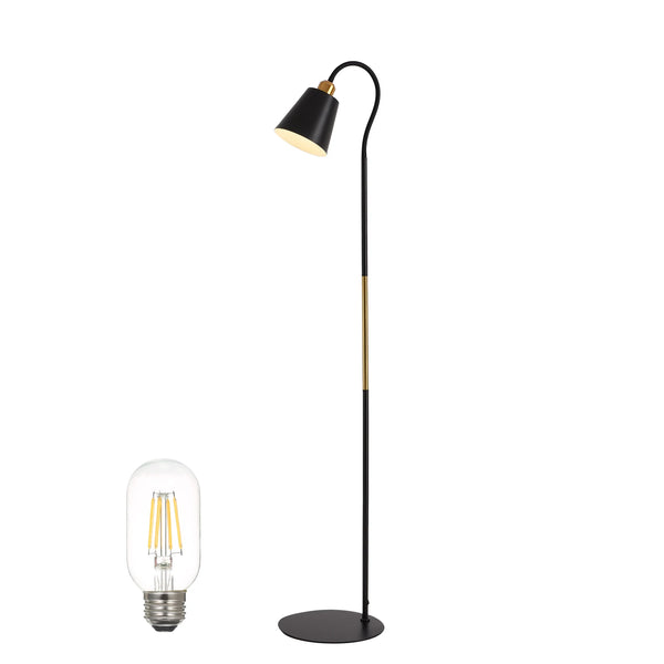 Modern and simple iron LED floor lamp