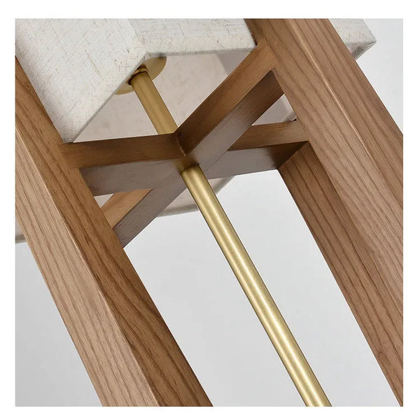 Nordic wooden floor lamps