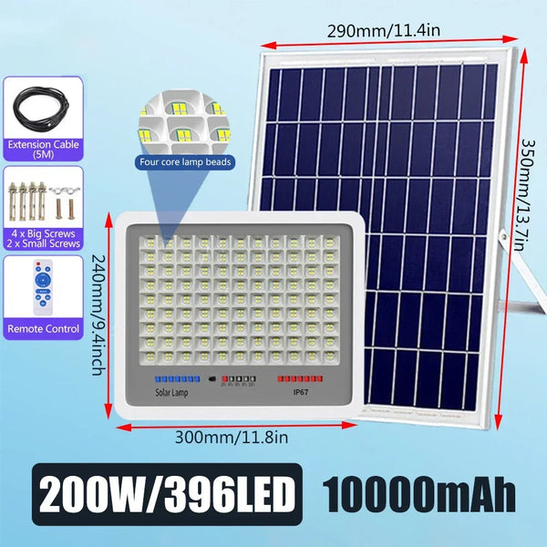 600LED Solar Motion Sensor Light – Super Bright, Waterproof Outdoor Spotlight for Garden & Yard