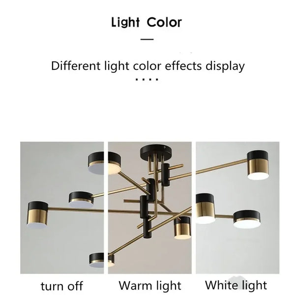 Nordic LED pendant light, simple, modern and elegant