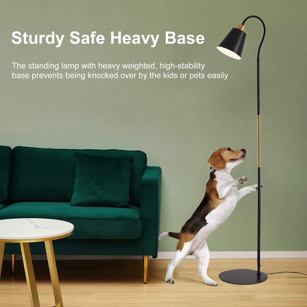 Modern and simple iron LED floor lamp