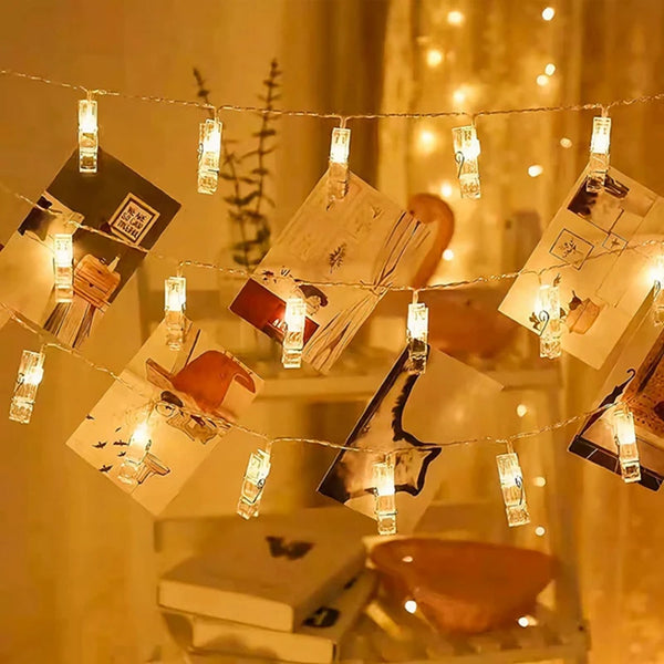 1Pack Photo Clip String Lights