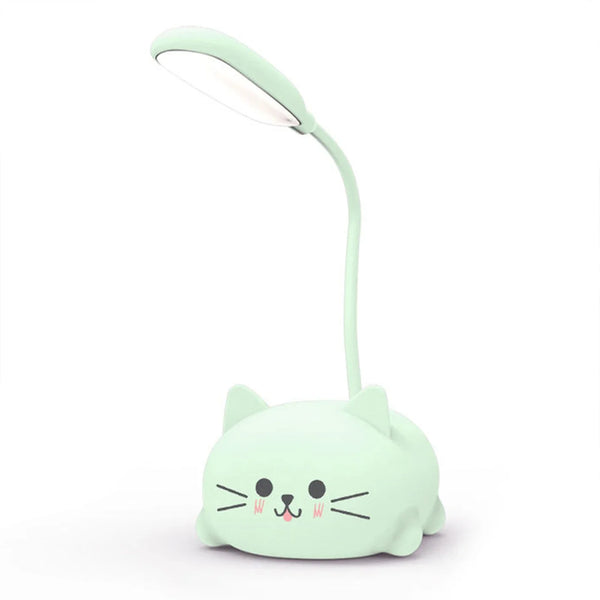 Mini Cute Cat Night Light USB Charging Foldable Small LED Desk Lamp