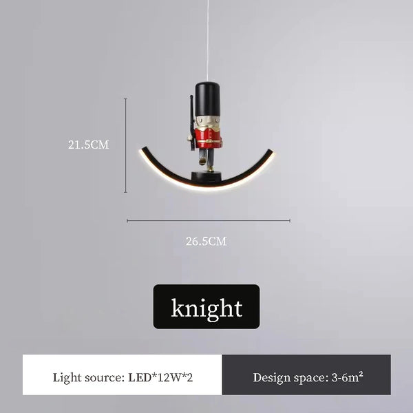 LED chandeliers with cute animals