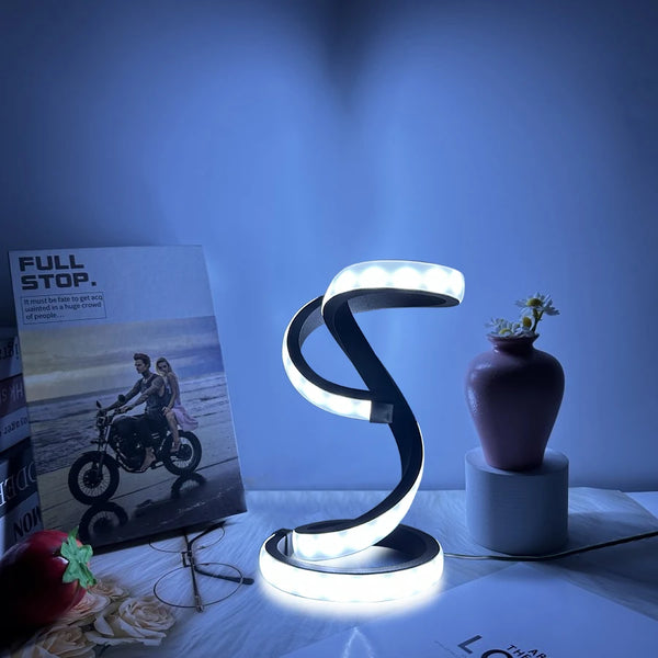 1pc Unique Creative Table Lamp, USB Power Supply - Three-tone Light