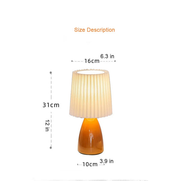 Ceramic night light with milkshake effect