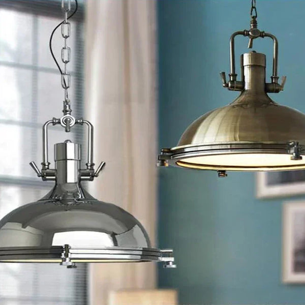 Nordic, retro, industrial, nostalgic LED pendant light