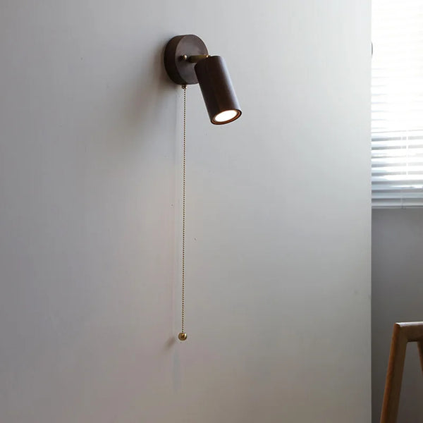 Walnut wood color lamps, Japanese solid wood