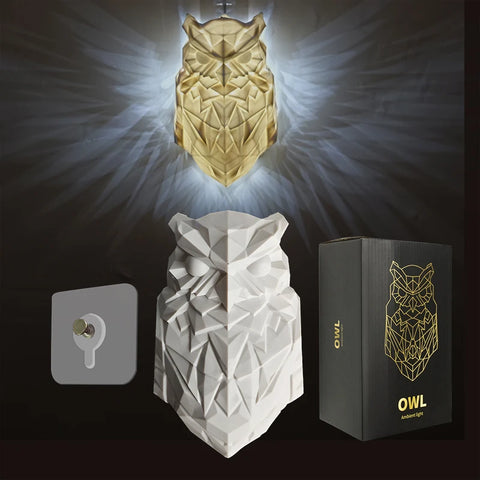 3D Printed Owl Wall/eagle Lamp