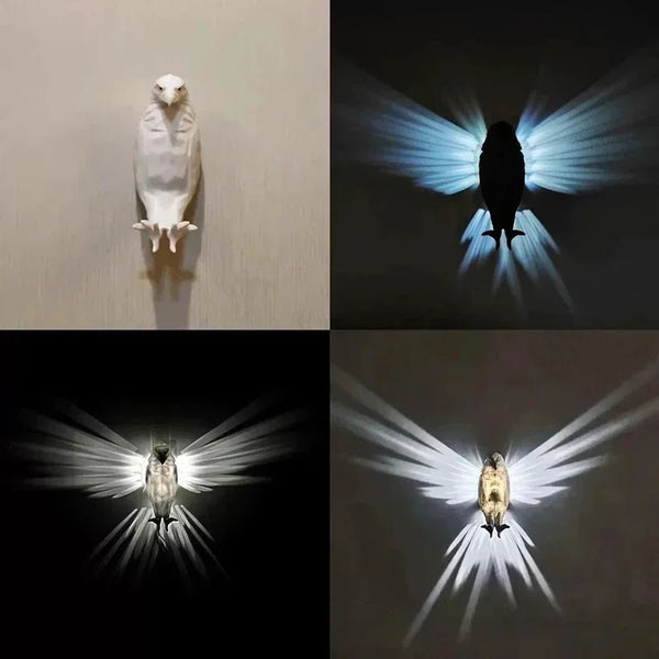 3D Printed Owl Wall/eagle Lamp