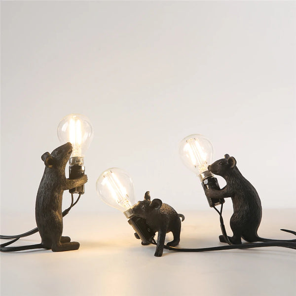 Nordic Resin Mouse Night Light, Small, Cute, Modern, LED