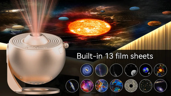 Galaxy Projector, 13-in-1 Night Light, Constellations