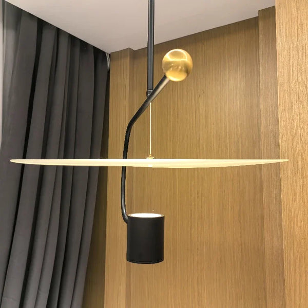 Minimalist acrylic LED pendant light, modern Nordic style