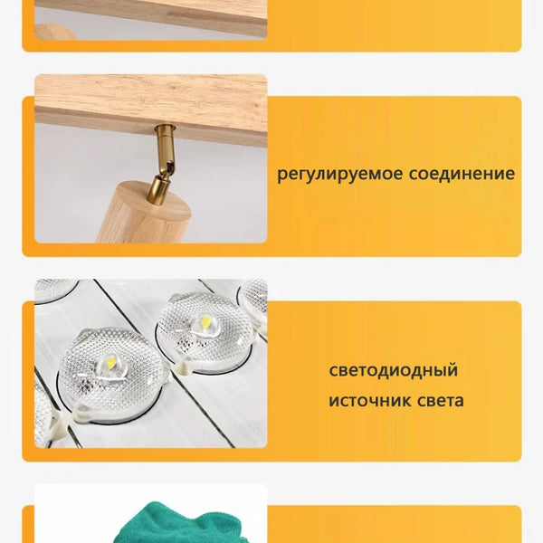 Japanese wooden chandelier