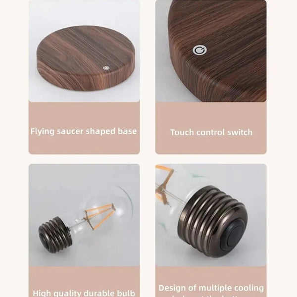 Floating Glass LED Magnetic Levitation Lamp