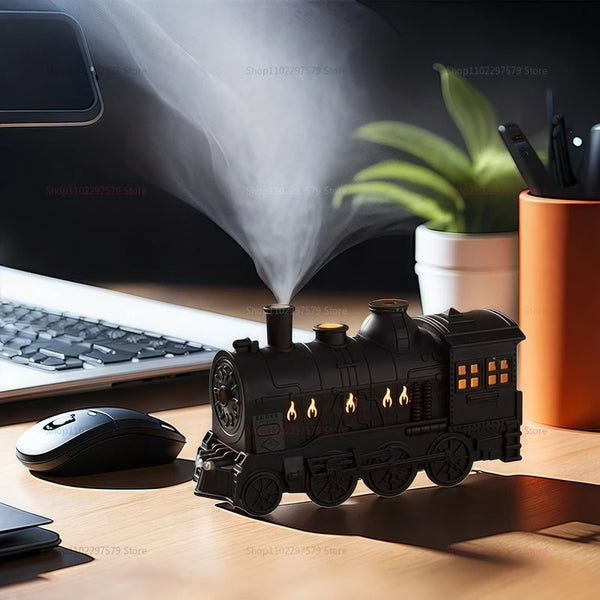 Air humidifier for model train, remote control