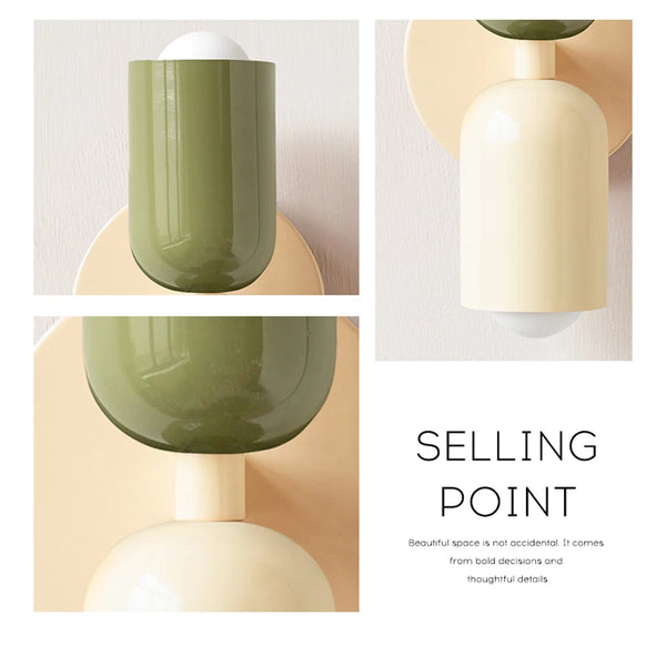 Modern LED Macaroon Wall Lamp