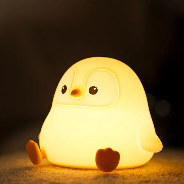 cute penguinbaby silicone lamp
