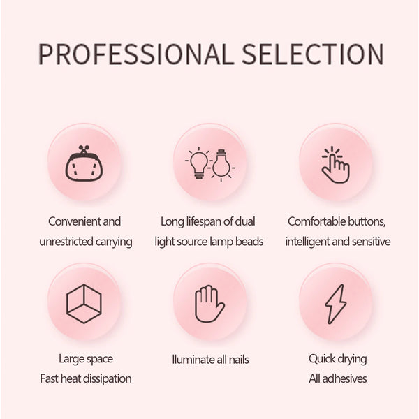 U-shaped half-moon nail lamp, multi-purpose