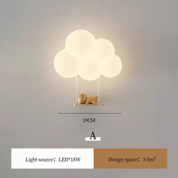 Minimalist Children's Room Wall Lamps