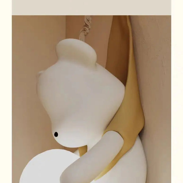 Wall lamp for children's room with bear design