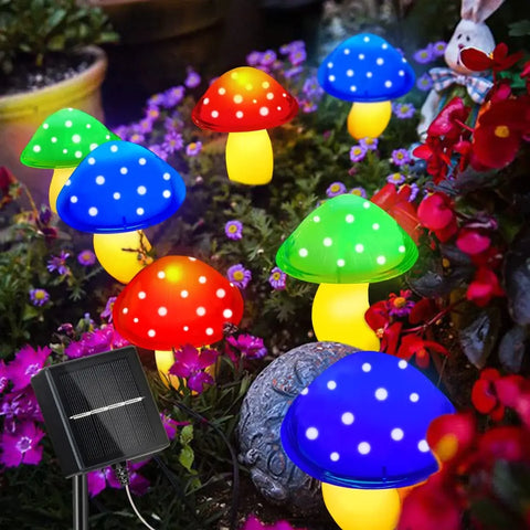 waterproof mushroom lamp for garden decoration