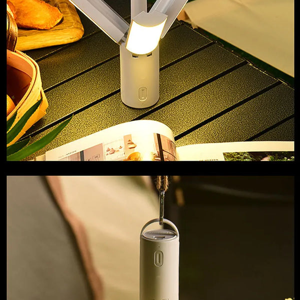 Rechargeable Portable Folding Camping Light for Indoor/Outdoor