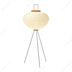 Retro and minimalist LED floor lamp