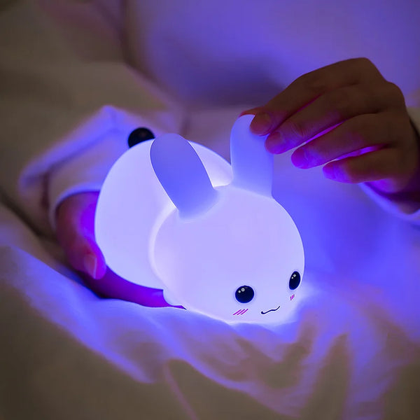Cute Bunny silicone lamp