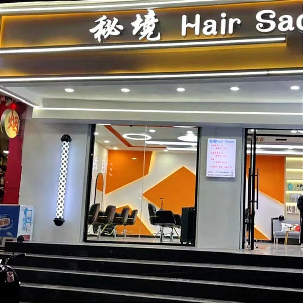 Beauty salon lighting, wall decoration