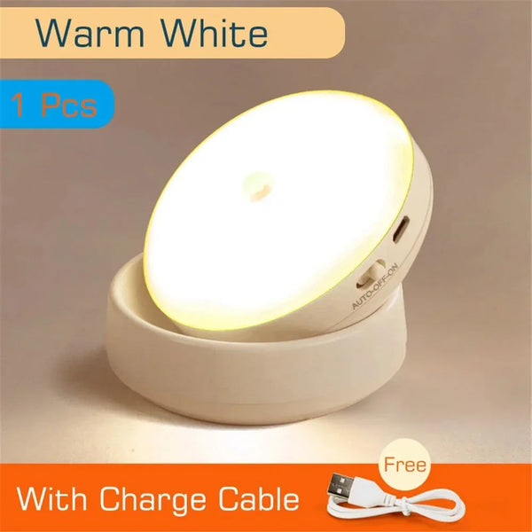 Wireless Rotating LED Motion Sensor Night Light