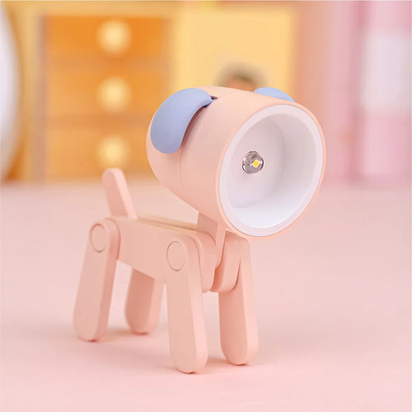 Mini LED Foldable Table Night Light Cute Animal Light