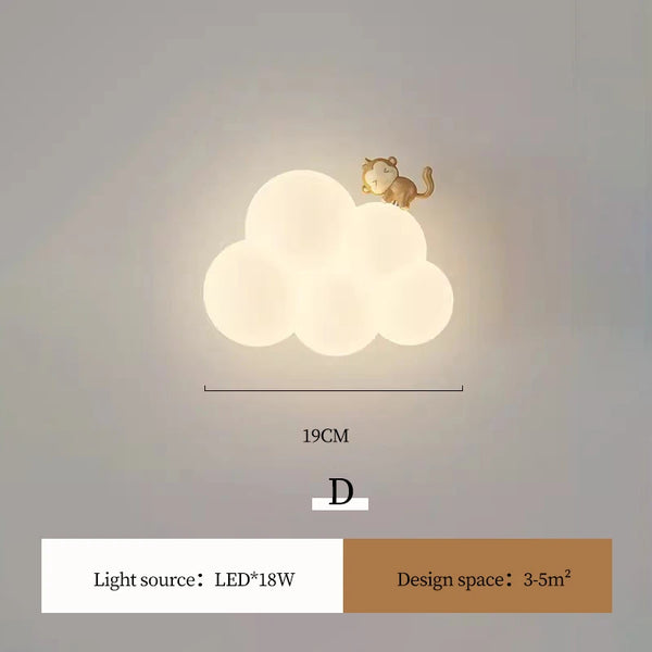 Minimalist Children's Room Wall Lamps