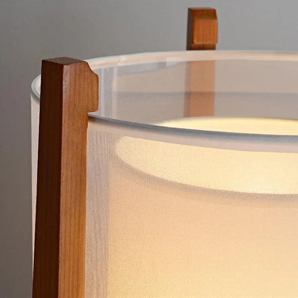 Modern Japanese fabric floor lamp