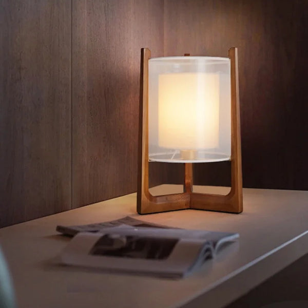 Modern Japanese fabric floor lamp