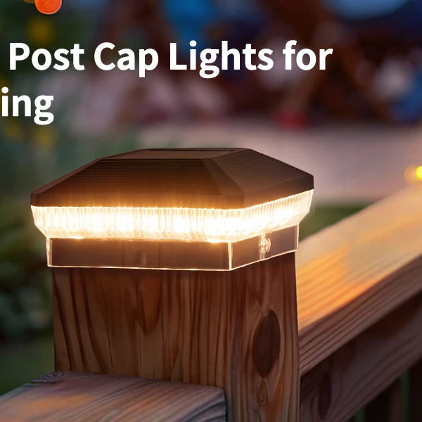 12 Pack 4x4 Solar Post Lights Outdoor, 40 LEDs 30 Lumens Fence Post Solar Lights Outdoor with 3 Modes