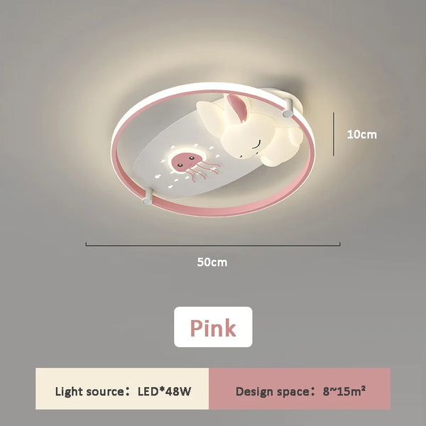 Cute LED ceiling lights for kids' room