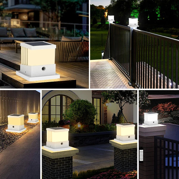 1/2/4 Packs Solar Light, Column Light, Solar Fence Light, IP65, Solar Lamp