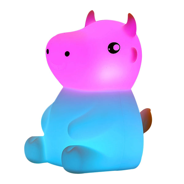 Cute silicone cow lamp