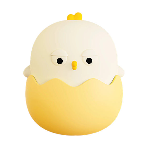 Cute silicone lamp in the shape of a chicken in an eggshell