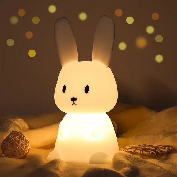 Cute silicone bunny lamp