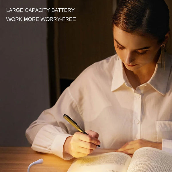 Portable LED lights ideal for night readers, USB rechargeable, eye protection