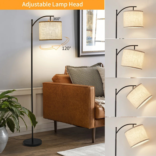 Floor lamp with 3 color temperatures